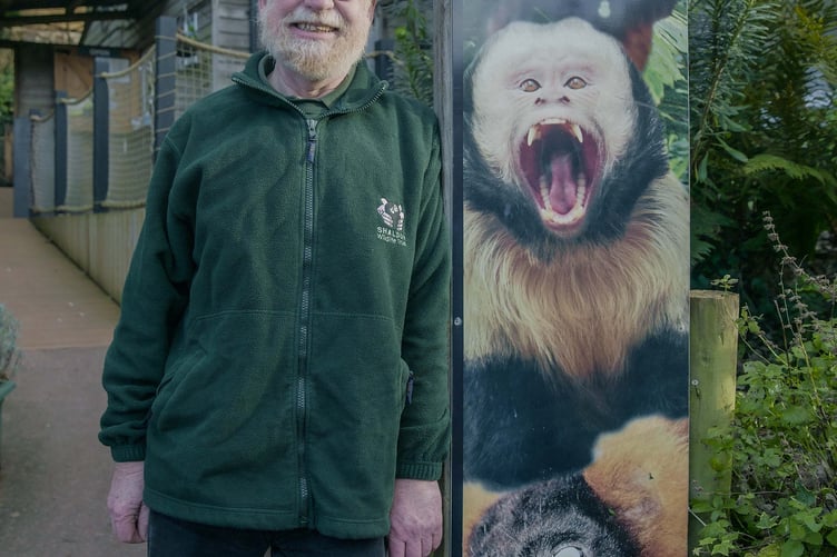 Geoff Rose, a volunteer at Shaldon Wildlife Trust, has reached the finals of Visit Englandâs Tourism Superstar.
Picture: Shaldon Zoo (Feb 2023)