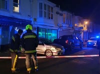 Watch: Chaos in Babbacombe after car hits shop 