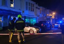 Watch: Chaos in Babbacombe after car hits shop 