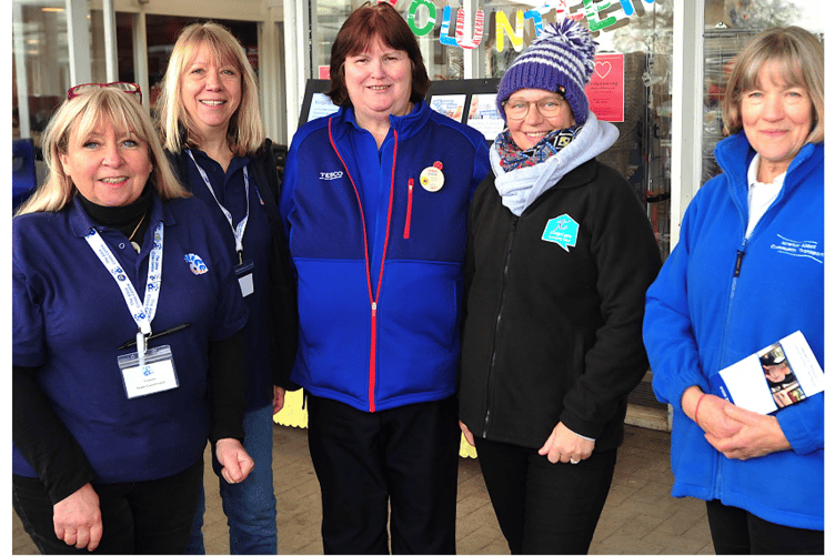Love Volunteering event at Tesco
