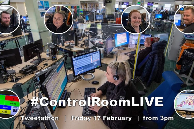 A LIVE feed of emergency work by DevonÕs police.
Picture: Police (Feb 2023)