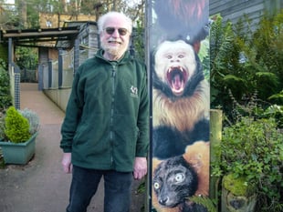 Vote for Geoff to be a zoo volunteer Superstar