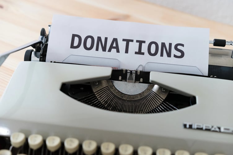 donation stock image