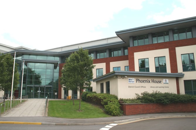 Phoenix House at Tiverton, Mid Devon District Council’s headquarters.
