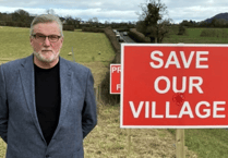 Protest over housing scheme of 70 homes 