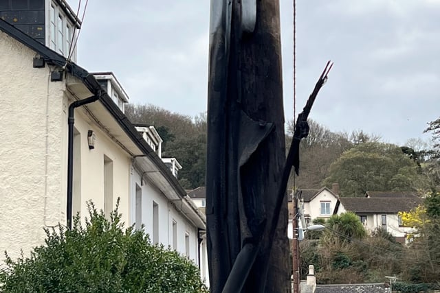 Power cuts as cable pulled down in Shaldon