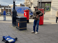 WATCH: The sound of Scotland heard in town centre