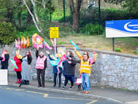 Teignmouth Community School teaching staff join day of action