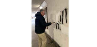 Reward to catch graffiti vandals