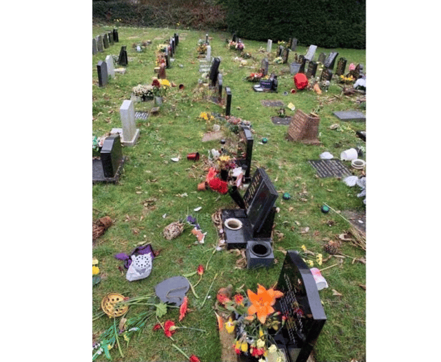 Anger at graves vandalism