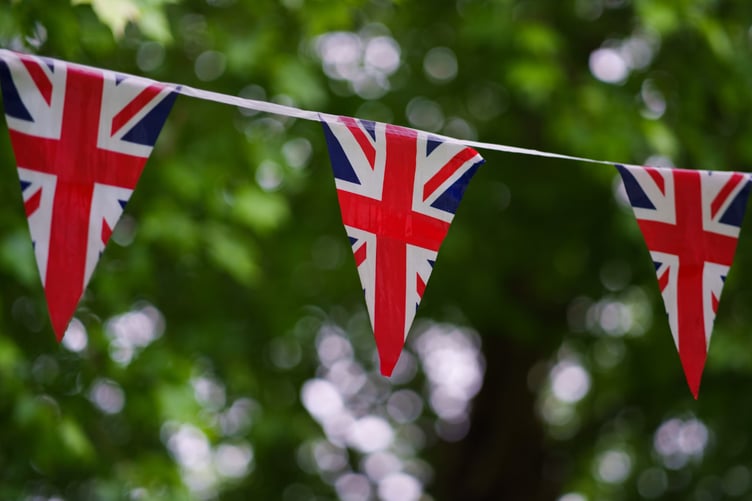 stock image of British flag
