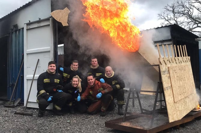Bovey Tracey Fire Station crew manager, Jamie Bell, has passed his Compartment Fire Behaviour Course with the BA Academy