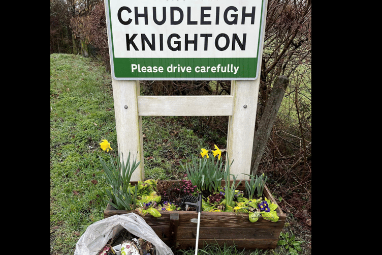 Hennock Parish Council organised a litter pick in Chudleigh Knighton as a part of Keep Britain Tidy's latest campaign.