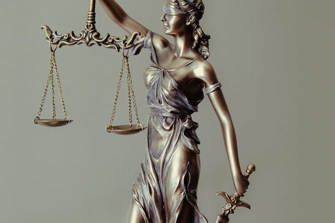 lady justice stock image