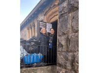 Fantastic collection for refugees by school