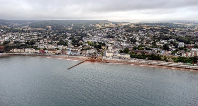 The railway through Dawlish is now better protected as construction of the new, bigger sea wall has reached another major milestone, reports Network Rail.
Picture: Dawlish Beach Cams (Aug 2022)