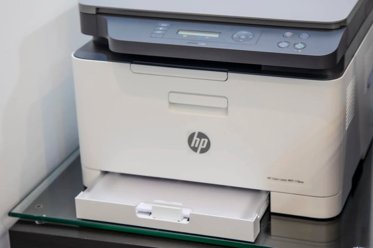 printer stock image
