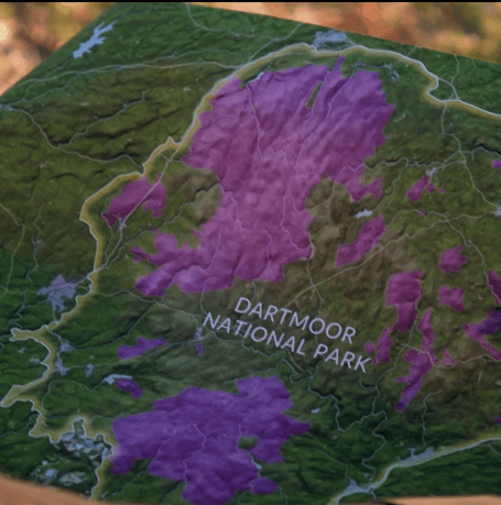 Dartmoor map