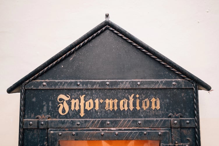 information stock image