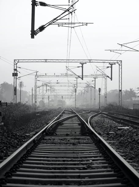 old train stock image