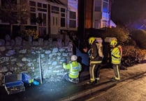 Dramatic pictures as homes evacuated in gas leak