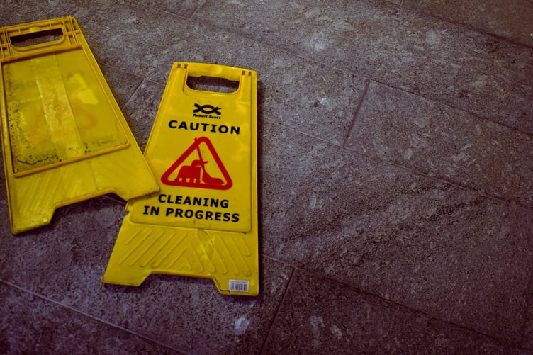 clean up stock image