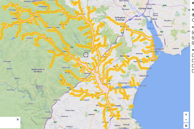 Map of the are acovered by the Flood Alert by the Environment Agency tonight.
Picture: Environment Agency (29-3-23)