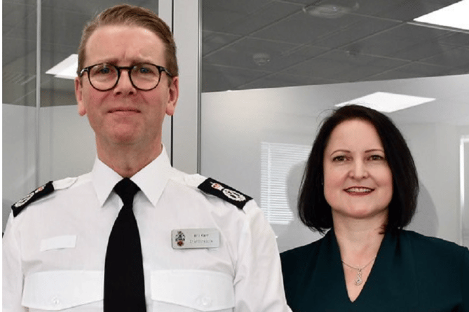 Chief Constable Will Kerr and Commissioner Alison Hernandez.