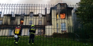 Watch: Newton firefighters join battle against fire
