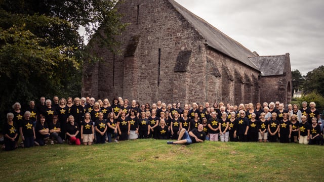 Devon Rock Choir Members took part in a filming project at Torre Abbey for a very special arrangement of ÔFix YouÕ by Coldplay.
Picture: Rock Choir (March 2023)