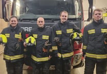 Firefighters running today in support of London Marathon fundraiser