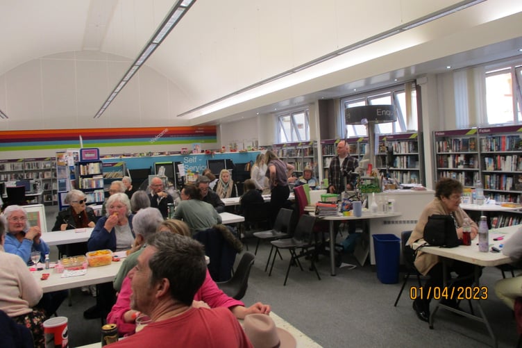 Dawlish Library's Easter-themed bingo was a certified hit