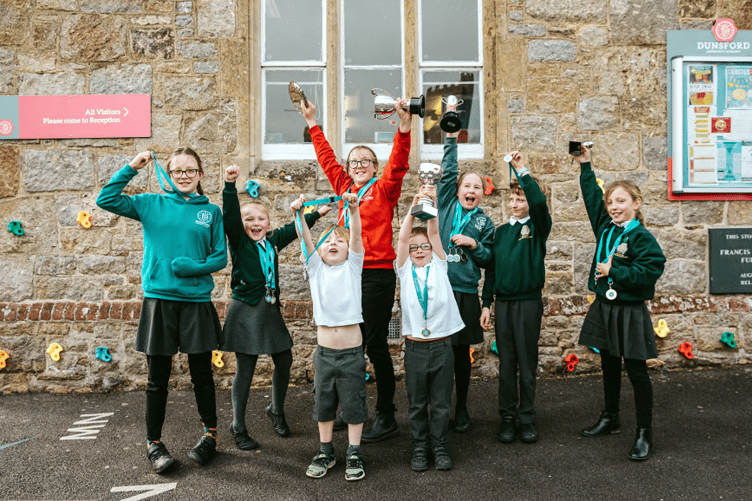 Dunsford Community Academy pupils celebrate their successes at Torbay Music Festival