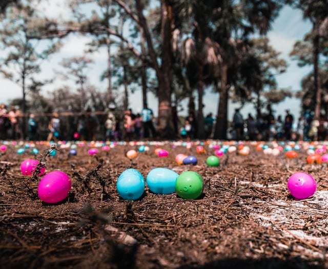 Swashbuckling Easter egg hunt at historic Devon abbey