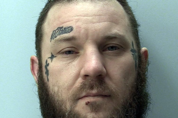 Police are appealing for information to locate 35-year-old David Heslop from Exeter, who is wanted in connection with reports of breaching a restraining order.
He has links to Okehampton, Barnstaple and the Torbay area, and is described as being 5ft 8in tall and of large build.
Picture: Police (April 6, 2023)