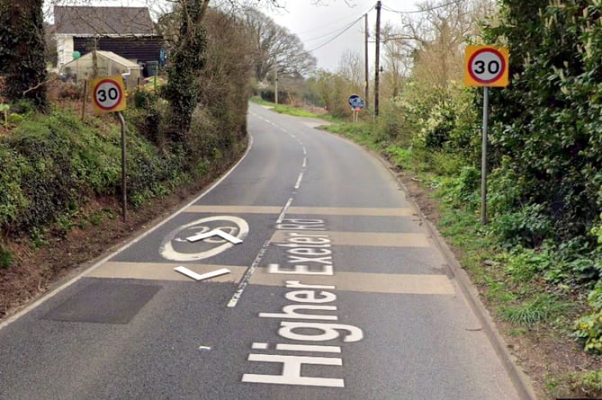 Higher Exeter Road Teignmouth.Picture: Google Street View