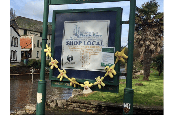 Easter was a busy time for the Knitty Noras of Dawlish