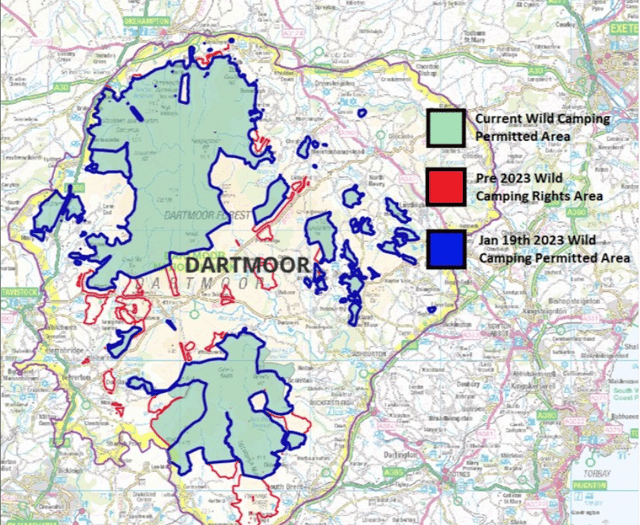 Where you can and cannot camp on Dartmoor is changing
