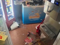 Appeal for information after kiosk ransacked