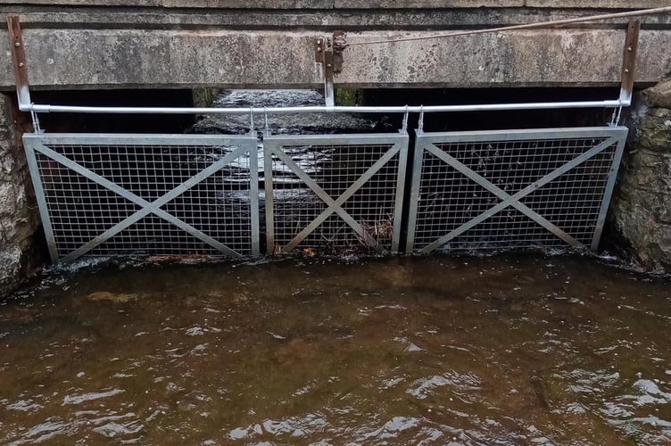 New Dawlish weir gates