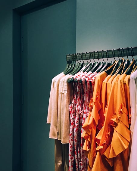 fashion fayre stock image