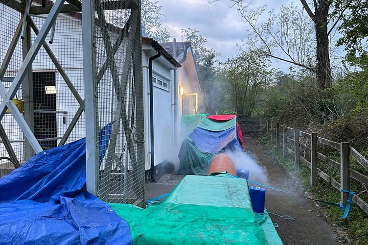 Bovey Tracey Fire Station Training Exercise