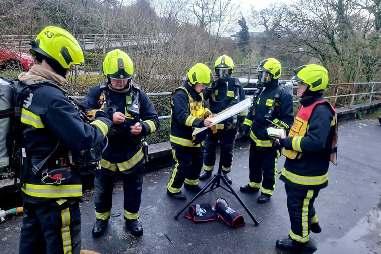 Buckfastleigh Fire Station Training Exercise