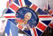 Coronation Party in the Park today in Newton Abbot 