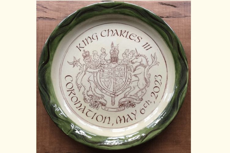 Moretonhampstead Parish Council raffle for Coronation plate
