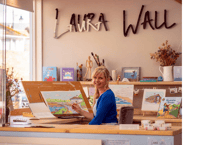 Teignmouth artist launches festive shop local campaign