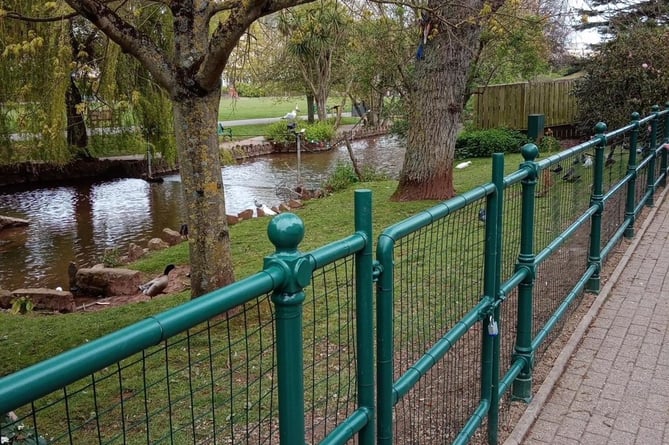 New railings installed in Dawlish