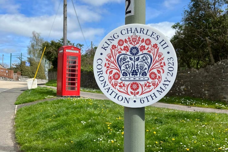Hennock Parish Council Coronation Signs