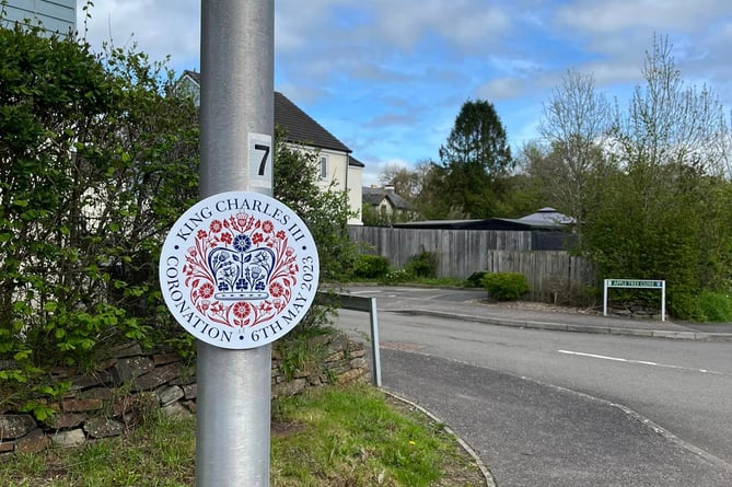 Hennock  Parish Council Coronation Signs