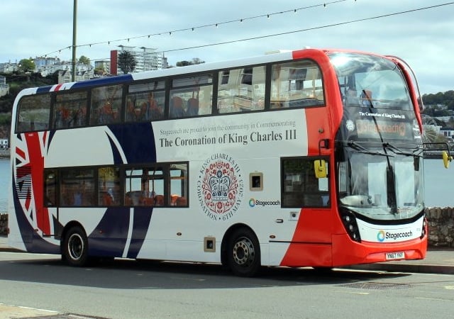 Hop aboard the ‘Coronation bus’ in Newton Abbot